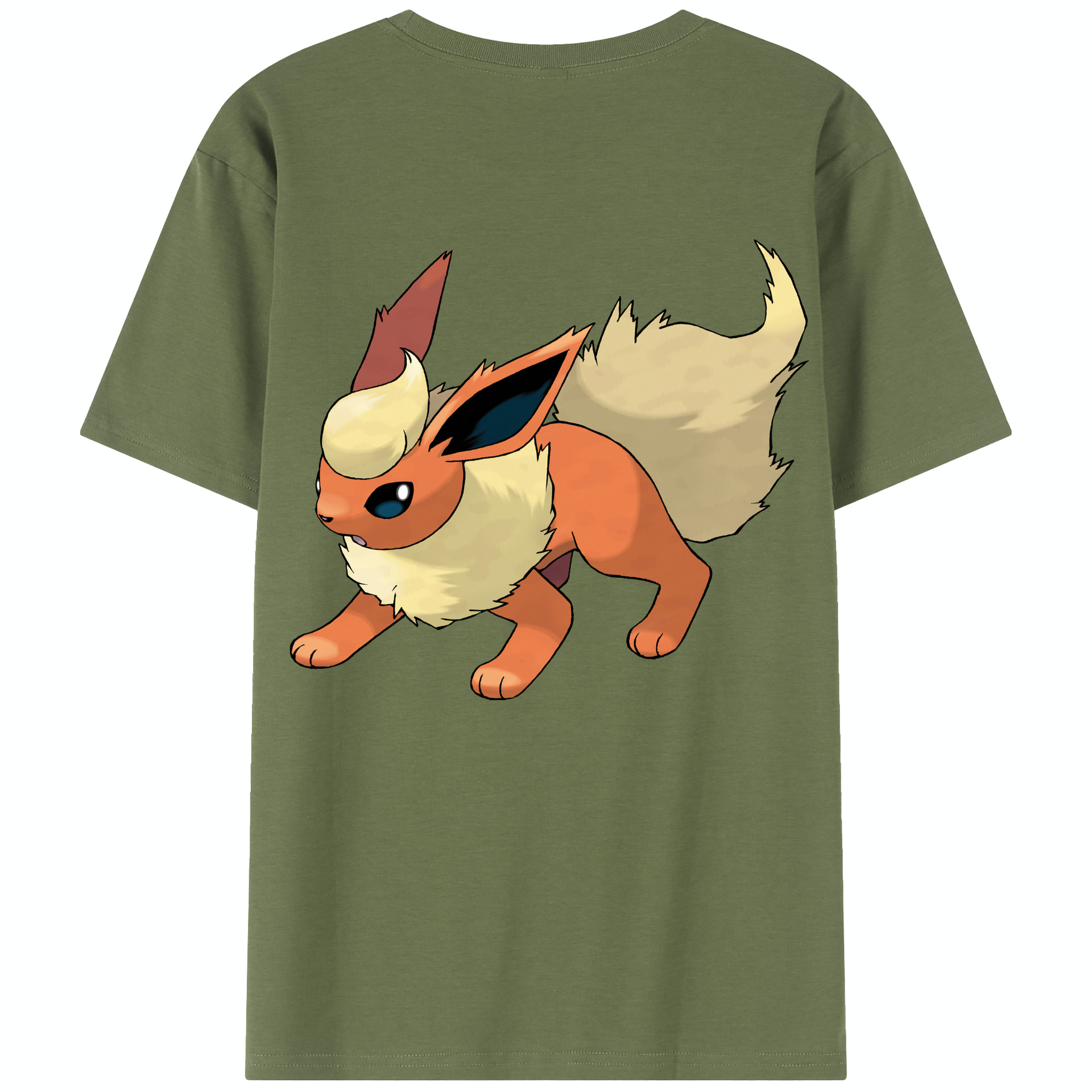 （画像用） ポケットモンスター Pokémon 綿100％半袖Tシャツ（背面プリント）